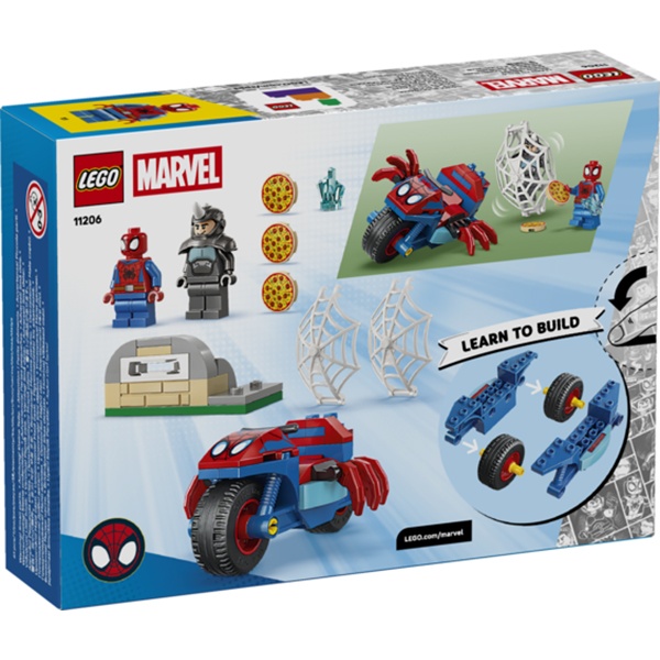 Lego Spidey 11206 - Spidey na sua Moto vs. Rino - Imagem 1
