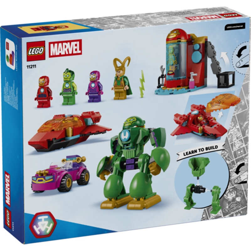 Lego Disney Junior Marvel 11211 - Loki vs. Equipo Iron Man - Imagen 1