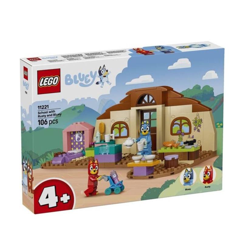 Lego Bluey 11221 - Escuela con Rusty y Bluey