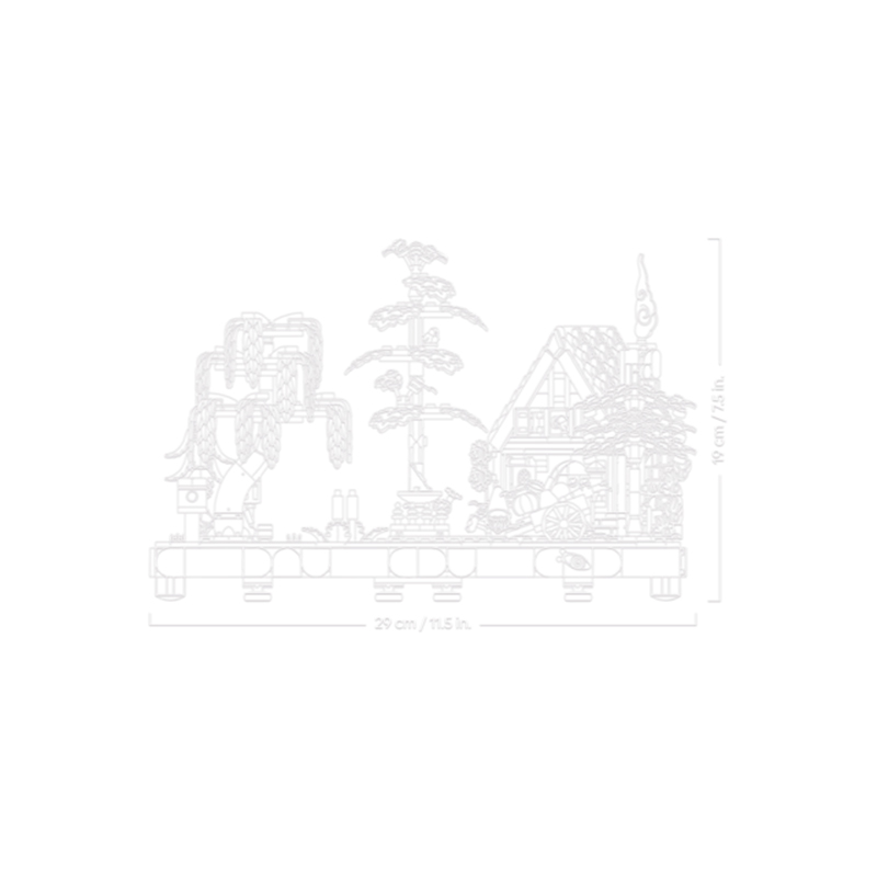 Lego Icons 11372 - Jardim Rural Outonal - Imagem 3