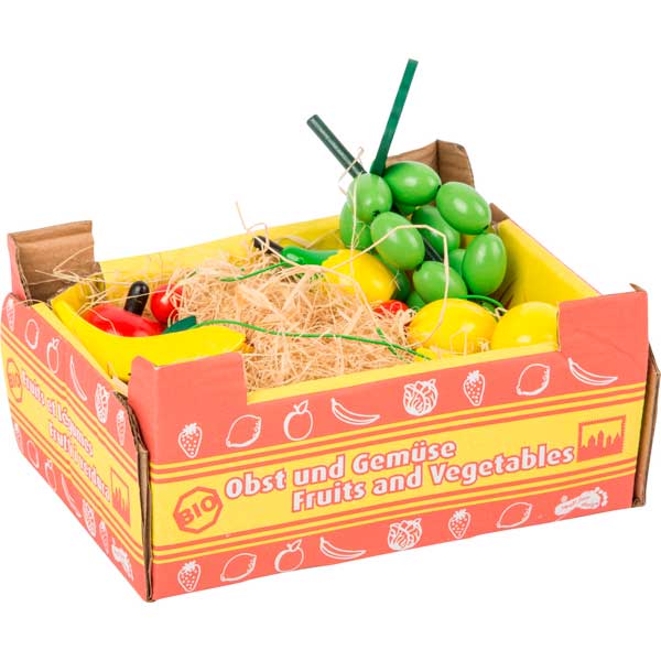 Caixa Frutas de Madeira - Imagem 1