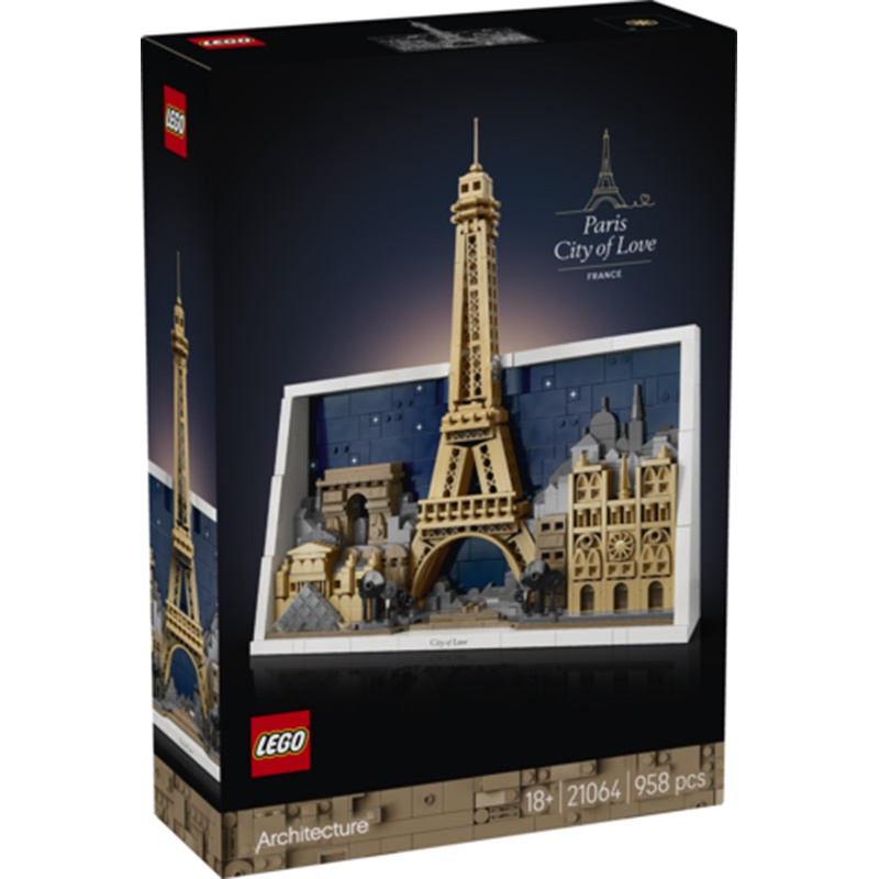 Lego Architecture 21064 - Paris: Cidade do Amor