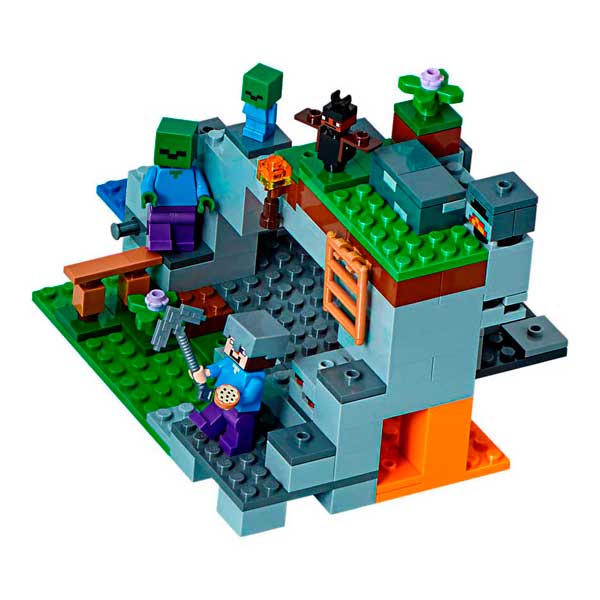 La Cueva de los Zombis Lego Minecraft - Imagen 1
