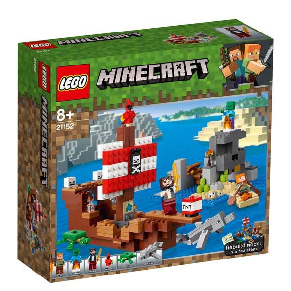 La Aventura del Barco Pirata Lego Minecraft - Imagen 1