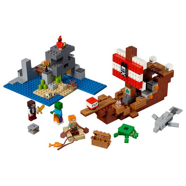 La Aventura del Barco Pirata Lego Minecraft - Imagen 1