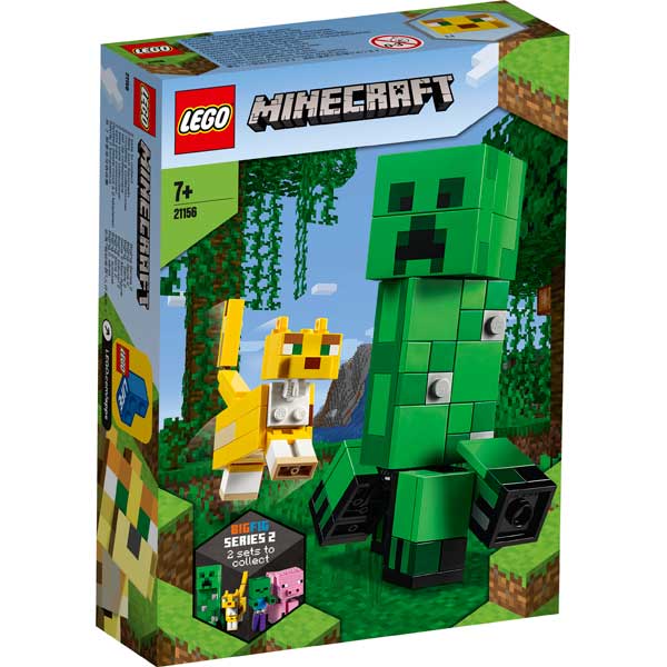 Lego Minecraft 21156 BigFig Creeper e Ocelote - Imagem 1