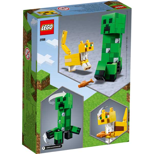 Lego Minecraft 21156 BigFig: Creeper y Ocelote - Imatge 1