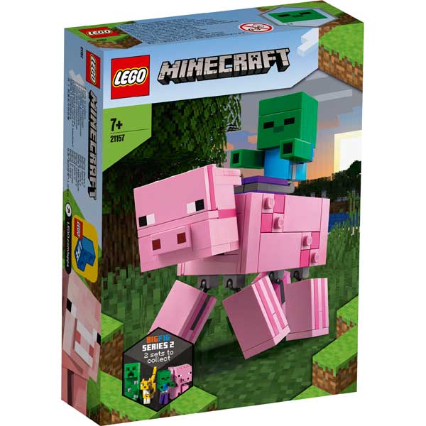 BigFig Porc amb Bebè Zombi Minecraft - Imatge 1
