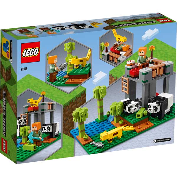 Lego Minecraft 21158 El Criadero de Pandas - Imagen 1