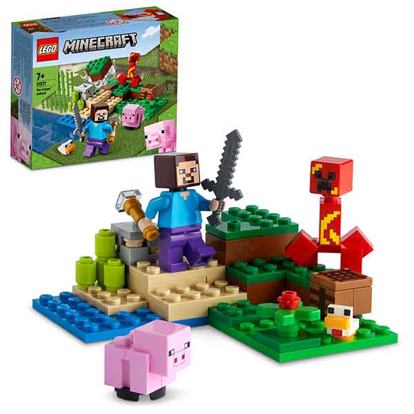 Lego Minecraft 21177 La Emboscada del Creeper - Imagen 1