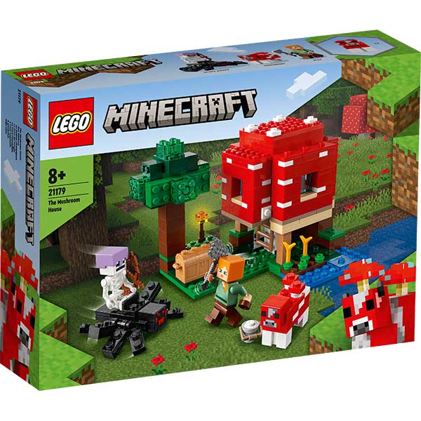 Lego Minecraft 21179: A Casa Cogumelo - Imagem 1