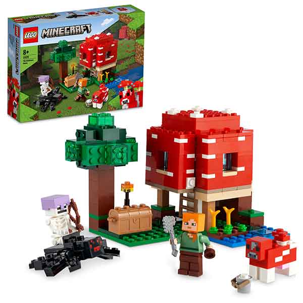 Lego Minecraft 21179 La Casa-Champiñón - Imatge 1