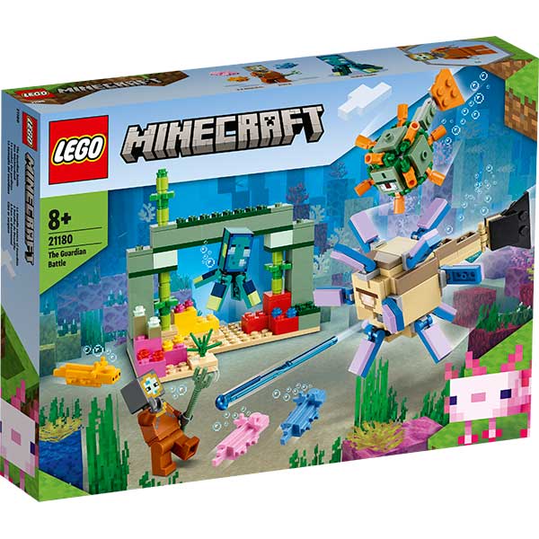 Lego Minecraft Batalla contra el Guardià - Imatge 1