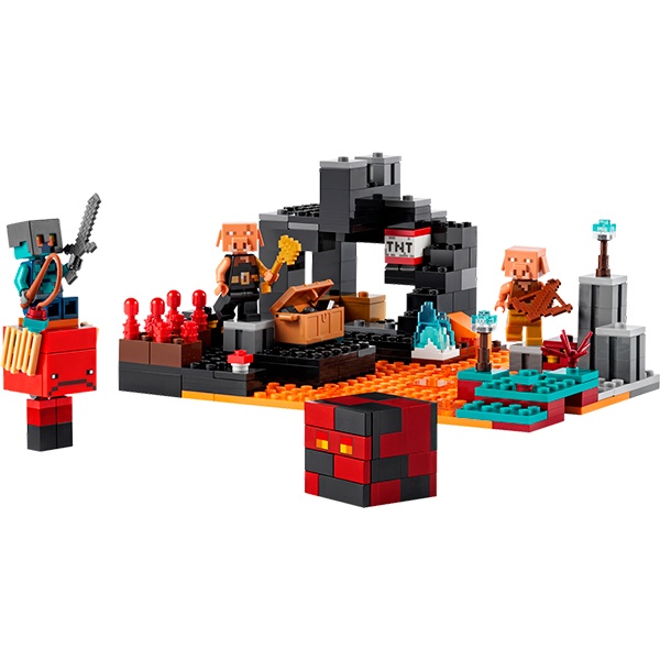 Lego Minecraft 21185 El Bastión del Nether - Imagen 1