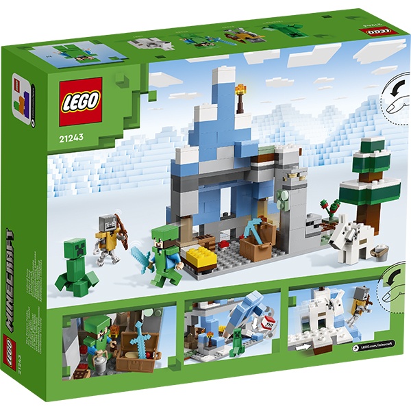 Lego 21243 Minecraft Os Picos Gelados - Imagem 1