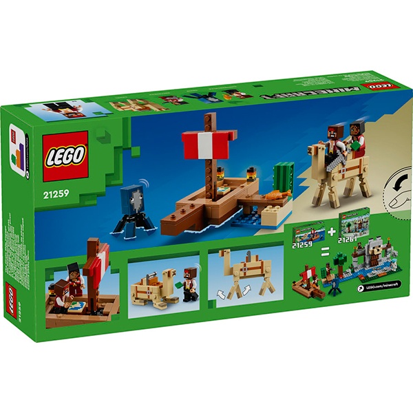 Lego Minecraft 21259 - El Viaje en el Barco Pirata V29 - Imagen 1