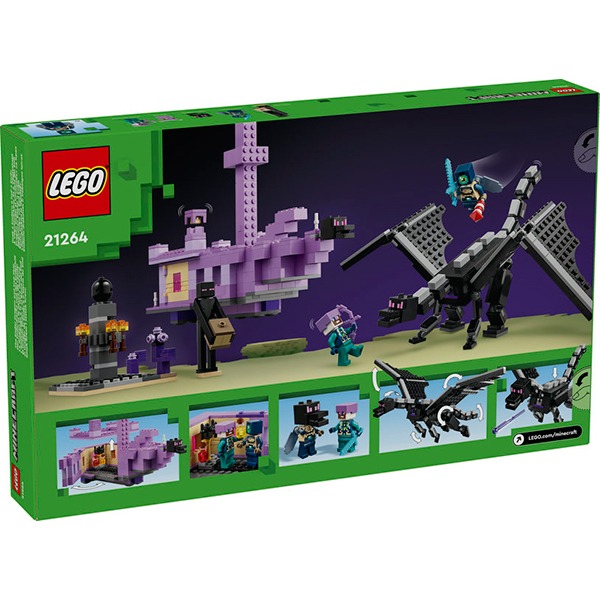 Lego Minecraft 21264 - El Dragón Ender y el Barco del End - Imagen 1
