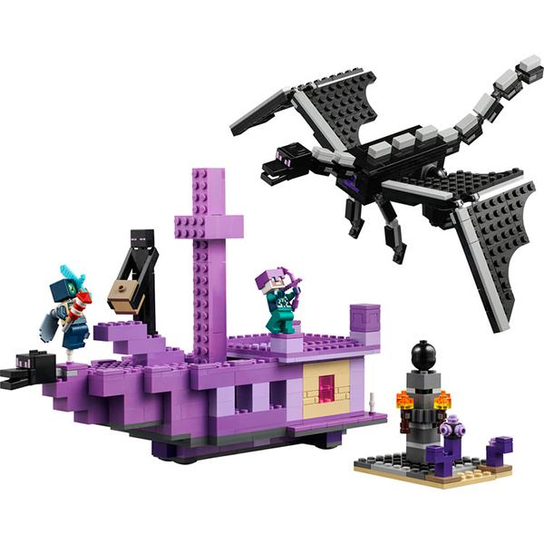 Lego Minecraft 21264 - El Dragón Ender y el Barco del End - Imagen 2