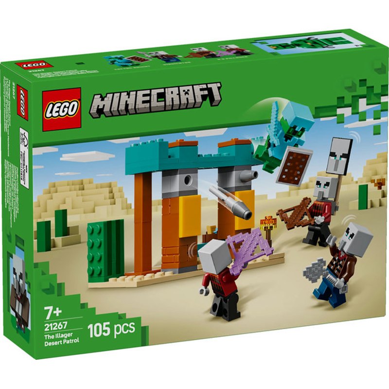 Lego Minecraft 21267 - La Patrulla del Desierto de los Maldeanos