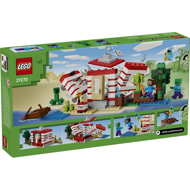 Lego Minecraft 21275 - La Casa-Dinamita de la Selva - Imagen 1
