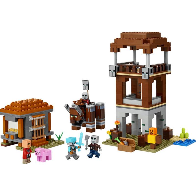 Lego Minecraft 21278 - El Puesto de Avanzada de los Saqueadores - Imagen 2