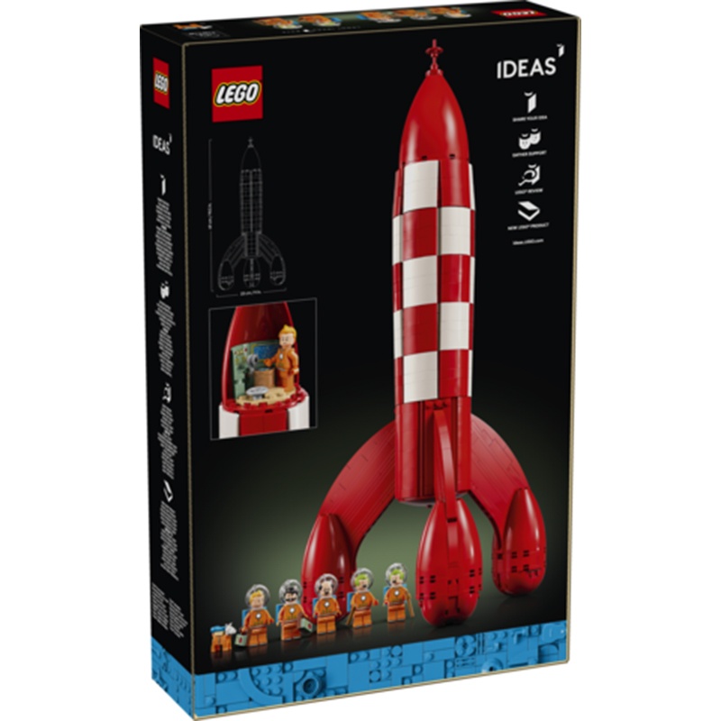 Lego Ideas 21367 - Cohete Lunar de Tintin - Imagen 1