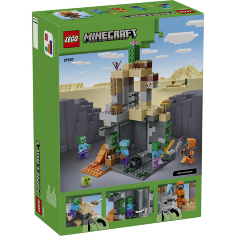 Lego Minecraft 21587 - La Mazmorra de Zombis - Imagen 1
