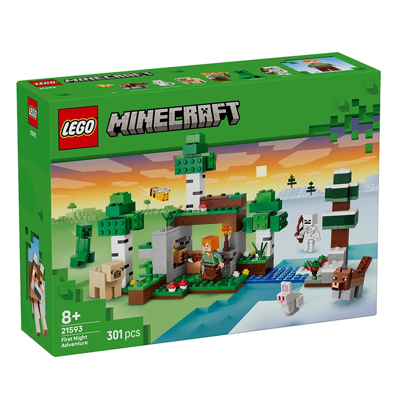 Lego Minecraft 21593 - Aventura de la Primera Noche