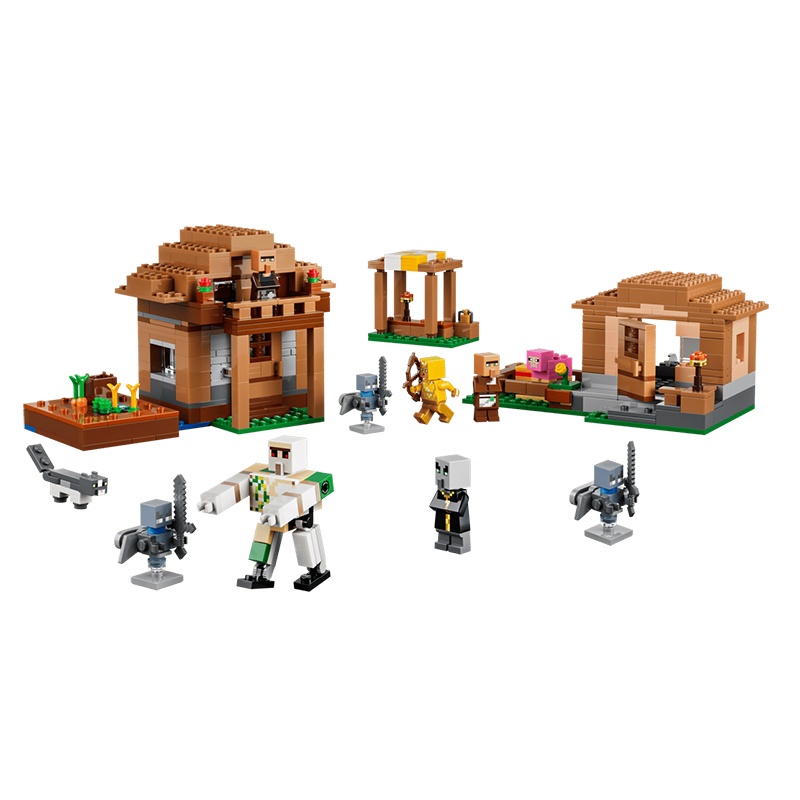 Lego Minecraft 21596 - Ataque del Evocador a la Aldea - Imagen 1