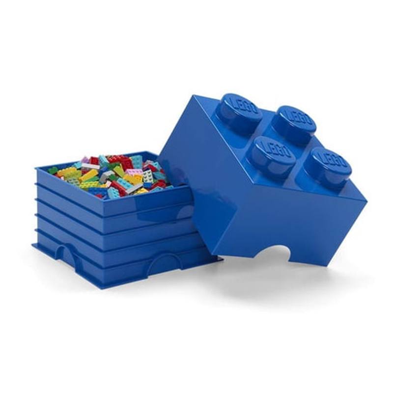 Lego Ideas 2510 - Caixa de Armazenamento Tijolos 4 Botões Azul