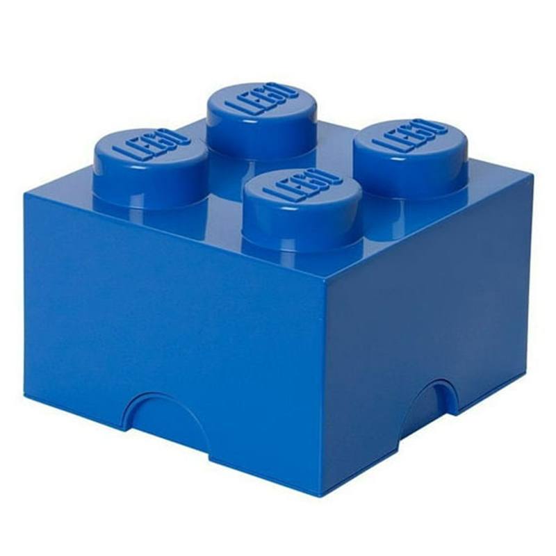 Lego Ideas 2510 - Caja de Almacenamiento Ladrillos 4 Botones Azul - Imagen 1