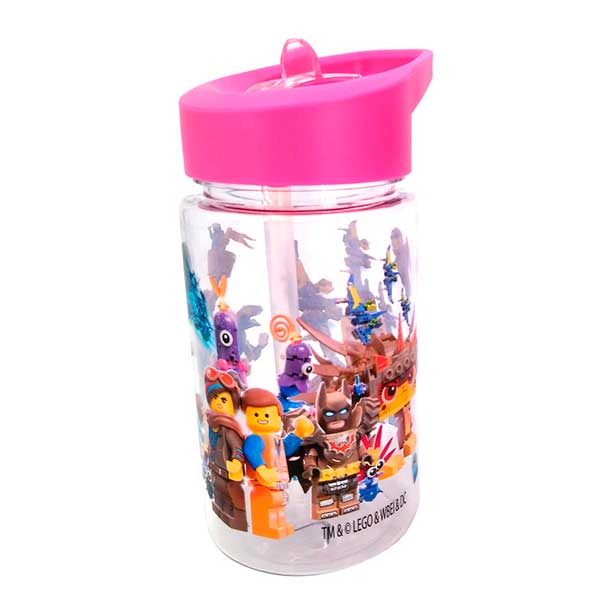 Botella Infantil Lego Movie Rosa - Imagen 1