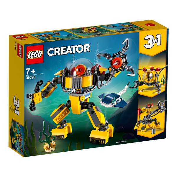 Robot Submarí Lego Creator 3en1 - Imatge 1
