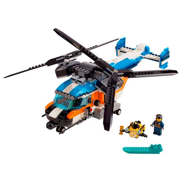 Lego Creator 31096 Helicóptero de Doble Hélice 3en1 - Imagen 1