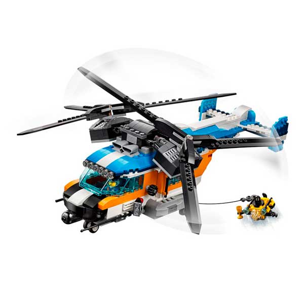 Lego Creator 31096 Helicóptero de Doble Hélice 3en1 - Imagen 3
