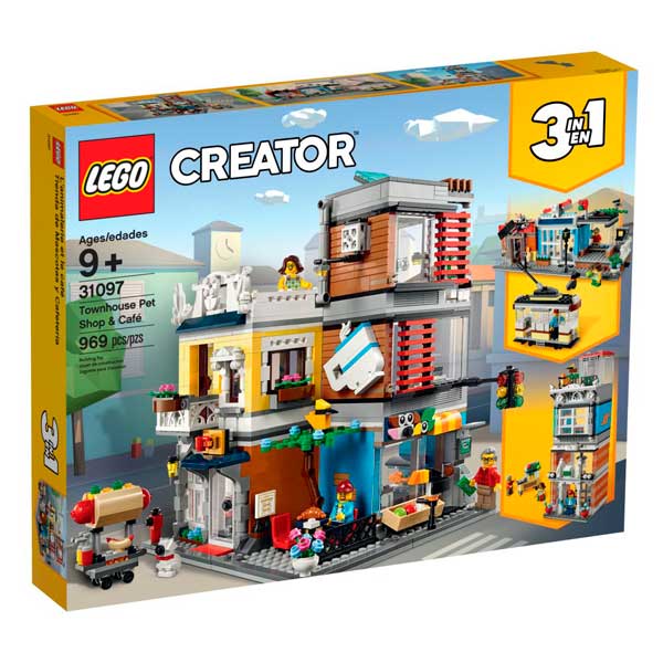 Botiga Mascotes i Cafeteria Lego Creator 3en1 - Imatge 1