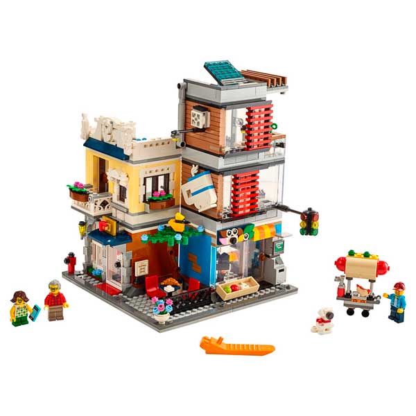 Lego Creator 31097 Tienda de Mascotas y Cafetería 3en1 - Imatge 1