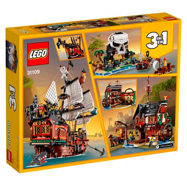 Lego Creator 3en1 31109 Barco Pirata - Imagen 2