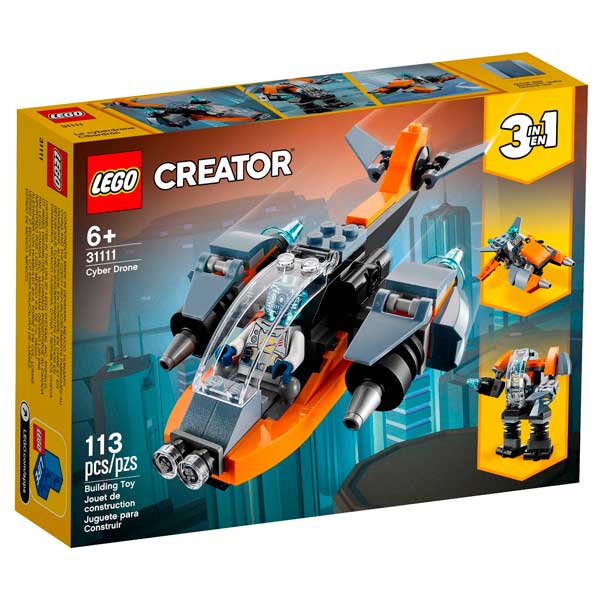 Lego Creator 3en1 31111 Ciberdrón - Imagen 1