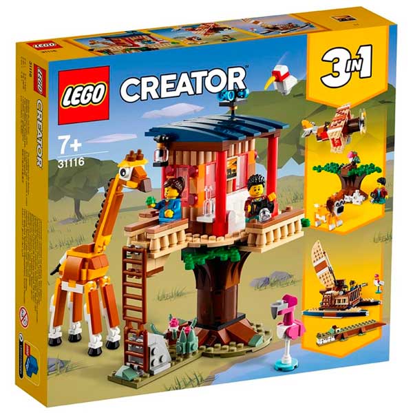 Lego Creator 3en1 31116 Casa del Árbol en la Sabana - Imagen 1