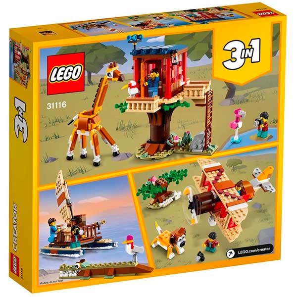 Lego Creator 3en1 31116 Casa del Árbol en la Sabana - Imagen 1