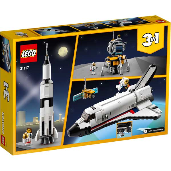 Lego Creator 3en1 31117 Aventura en Lanzadera Espacial - Imagen 1