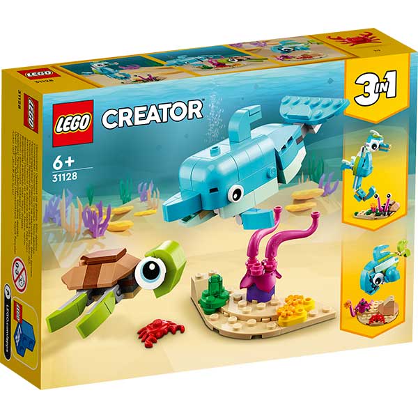 Lego Creator 31128: Golfinho e Tartaruga - Imagem 1