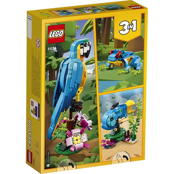 Lego 31136 Creator Loro Exótico - Imatge 1