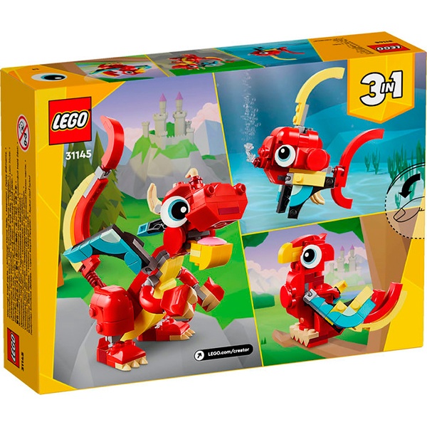 31145 Lego Creator - Dragón Rojo - Imatge 1