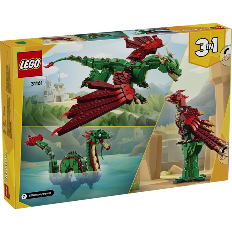 Lego Creator 31161 - Dragão Medieval 3 em 1 - Imagem 1