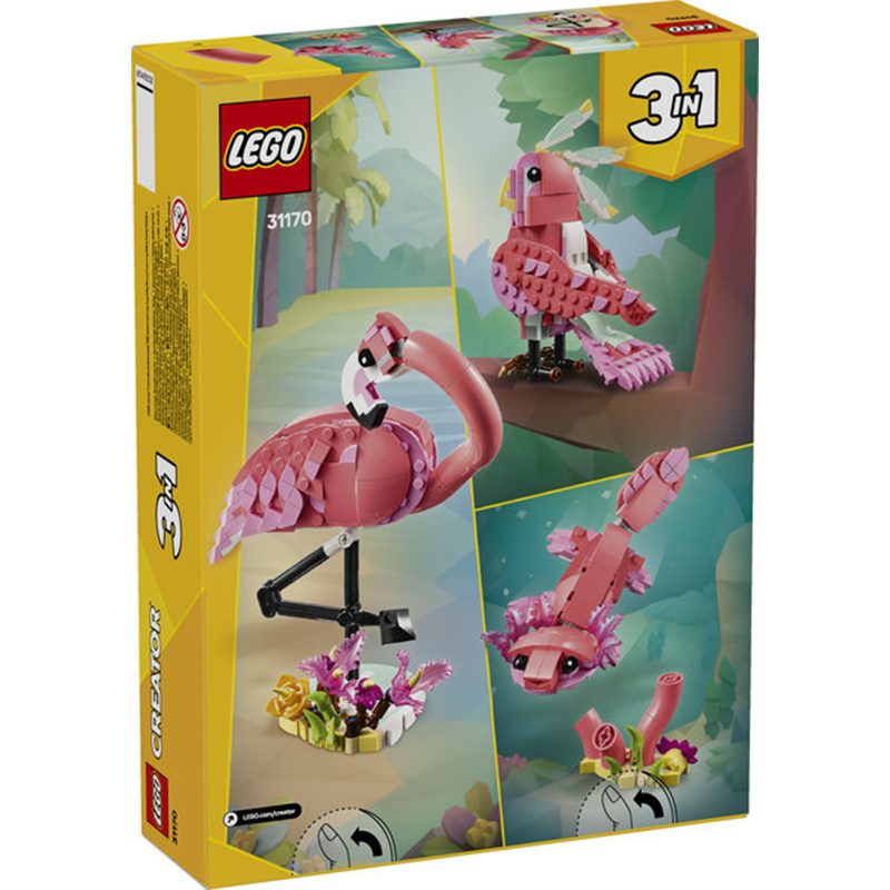 Lego Creator 31170 - Fauna Selvagem: Flamingo Rosa - Imagem 1