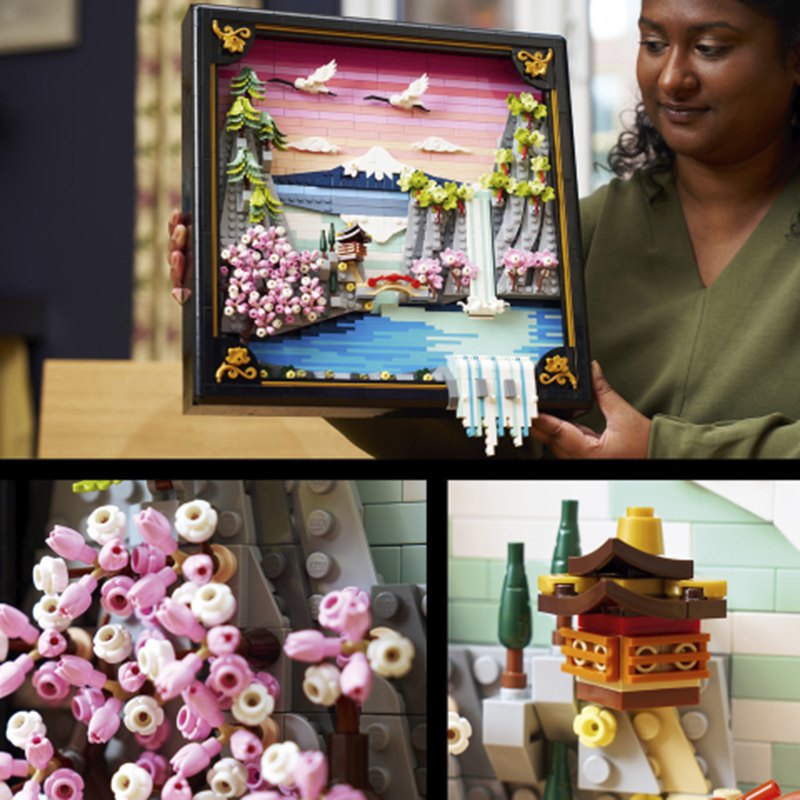 Lego ART 31218 - Paisaje Japonés con Cerezos en Flor - Imagen 3