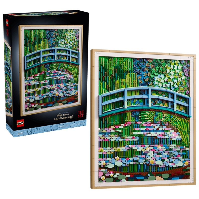 Lego Art 31220 - Claude Monet: Puente sobre Estanque de Nenúfares