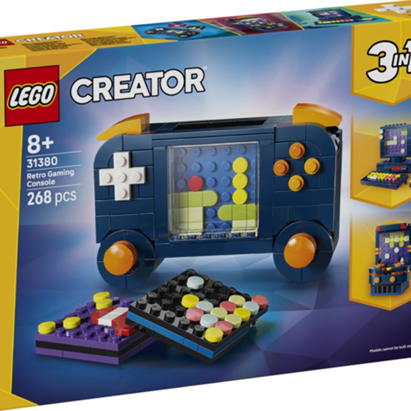Lego Creator 31380 - 3em1 Consola de Videojogos Retro